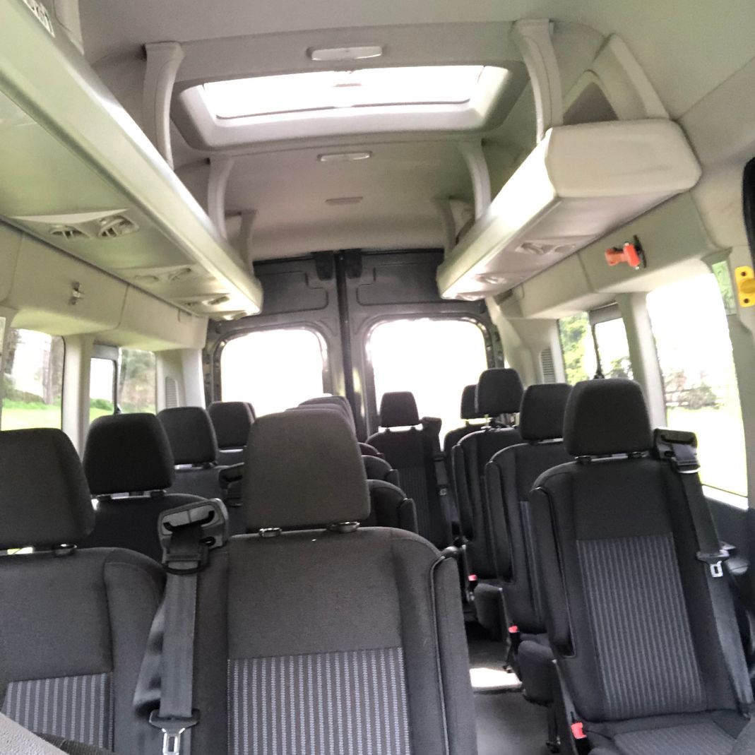 Inside Minibus
